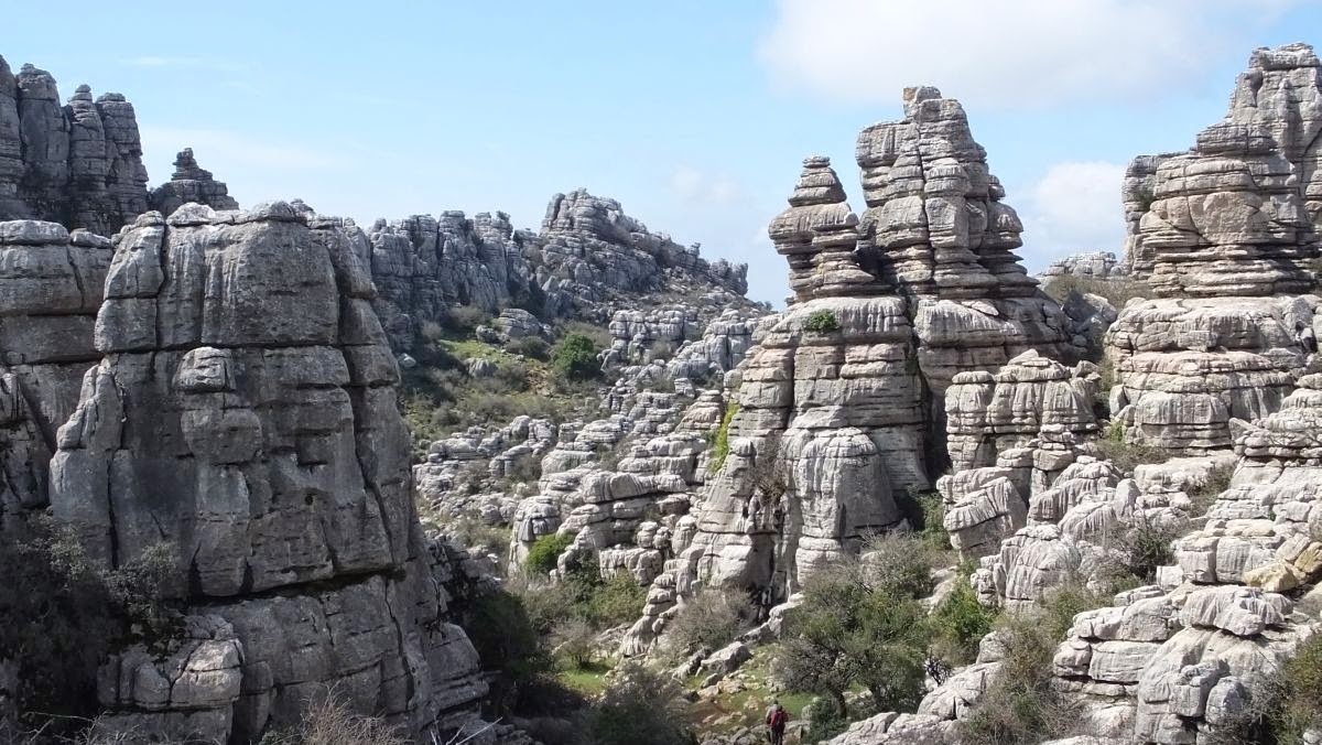 El Torcal Naturschutzgebiet- Karst