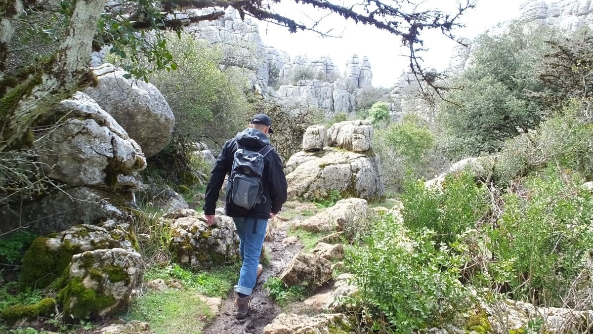 Wandern im El Torcal Naturschutzgebiet