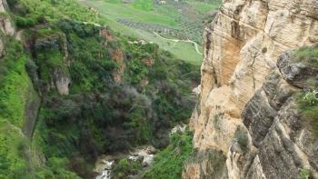 Blick hinunter zum Rio Grande
