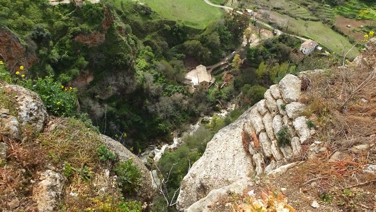 Blick in die "gurgelnde Tiefe"