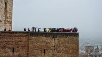 Regenschirmparade