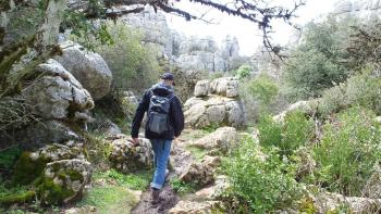 Wandern im El Torcal Naturschutzgebiet