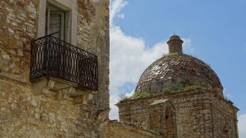 Craco, Kuppel der Kirche San Nicola Vescovo