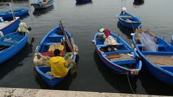 Bari, am Hafen