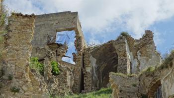 die Ruinen von Craco