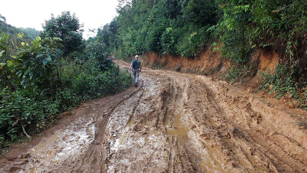 Straße zurück nach Kalaw