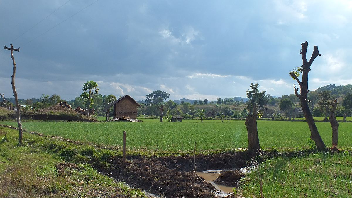 Landschaft am Inle-See