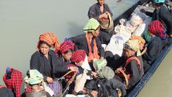Bootsfuhre in Indein