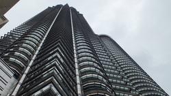 Blick nach oben- Petronas-Towers