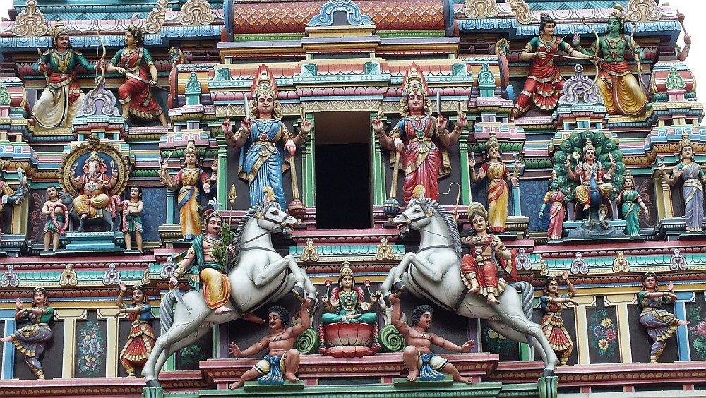 Hindustischer Tempel in Chinatown
