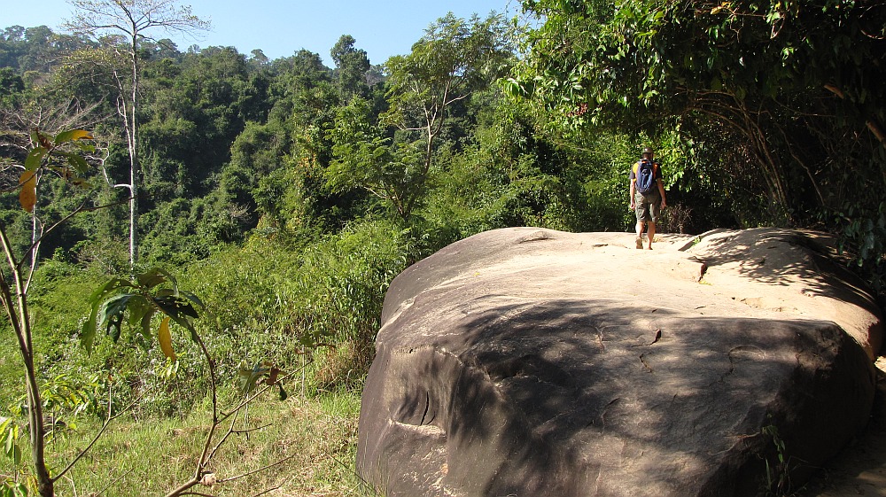 Wanderung zu Kbal Spean, dem Tal der 1000 Lingas