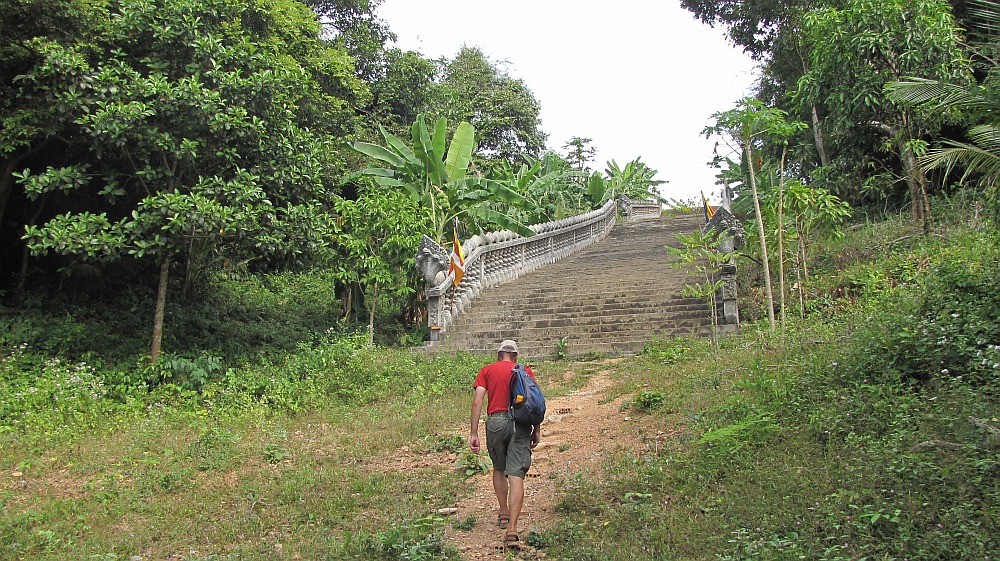 Treppe zum Tempel