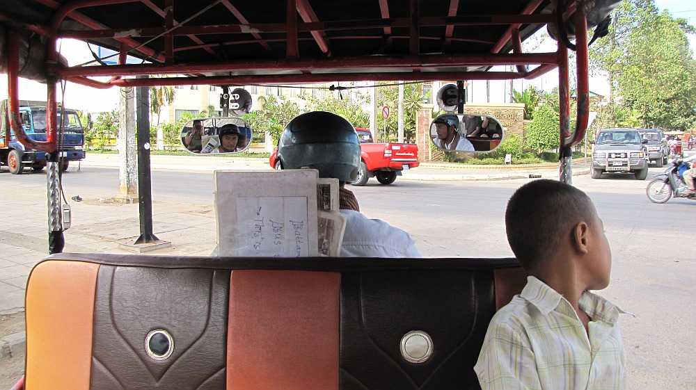 Tuk-Tuk nach Wat Phnom Ek