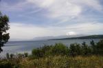 Lago Villarice mit gleichnamigem Vulkan