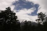 Vulkan Osorno, immer noch wolkenverhangen