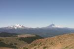 Aussicht, Sierra Nevada und Llaima Vulkan