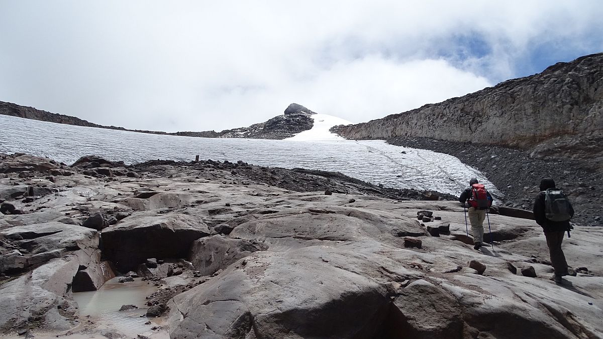 fast am Gletscher