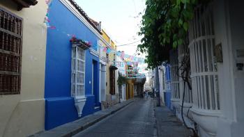 typische Straße in der äußeren Altstadt Getsemani