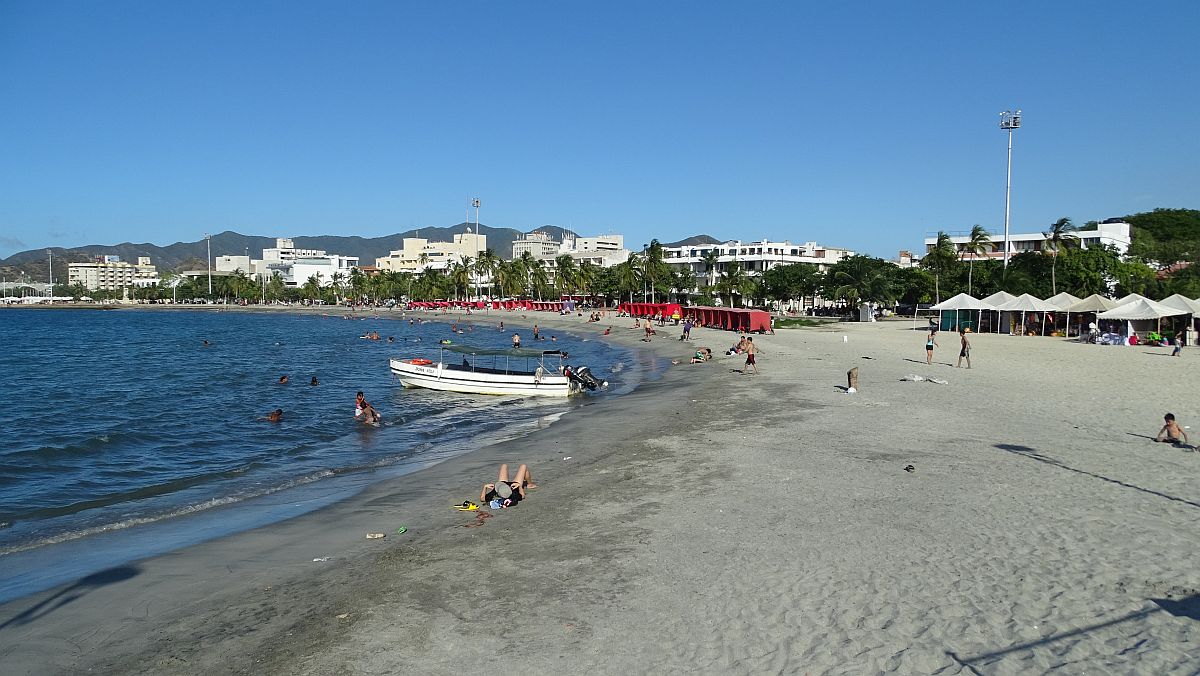 Stadtstrand Santa Marta