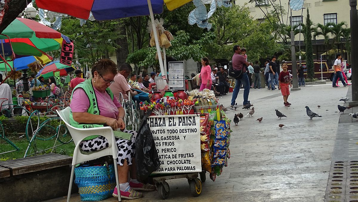 Parque Santander in Bucaramanga