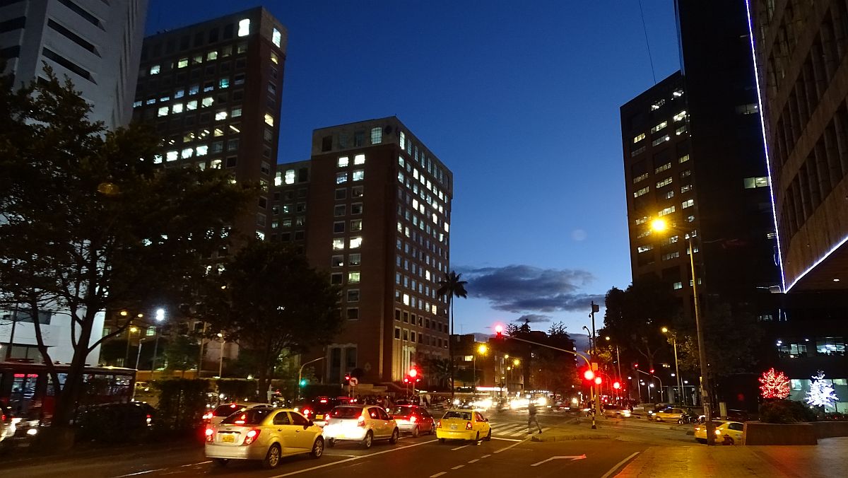 blaue Stunde in Bogotá
