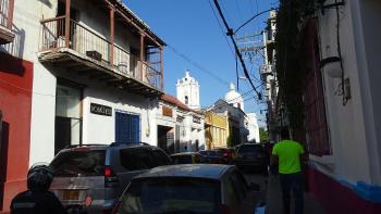 Santa Marta hat ein Verkehrsproblem- eine chronisch verstopfte Altstadt