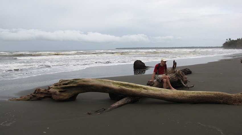 heißer aber düsterer Strand