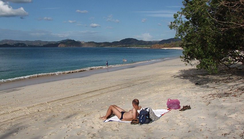 ausnahmsweise weißer Strand