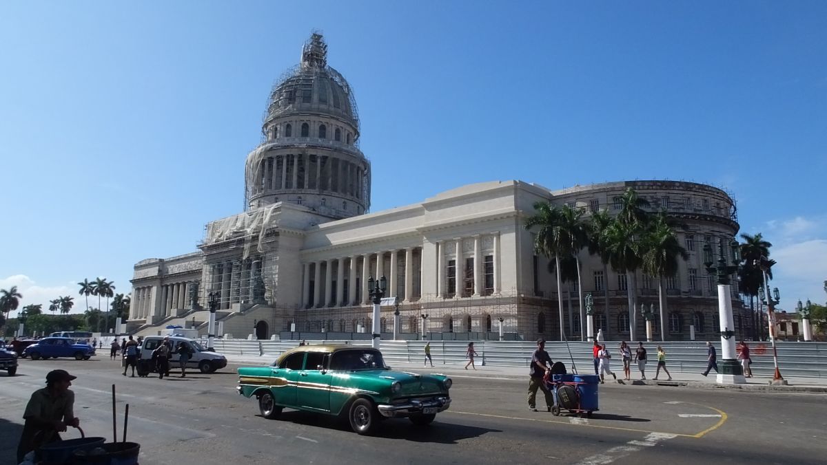 Capitol, leider eingerüstet