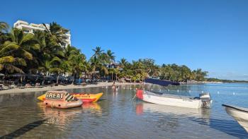 Strand in Boca Chica, sieht schöner aus als es ist