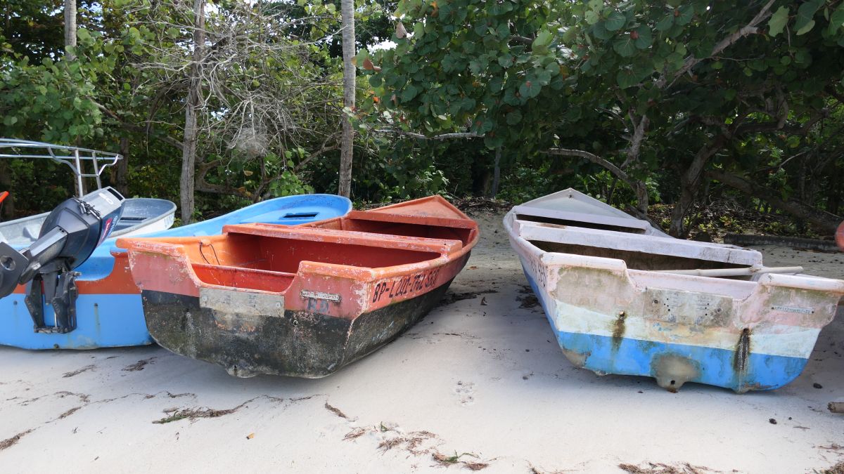 Boote am Strand La Playita