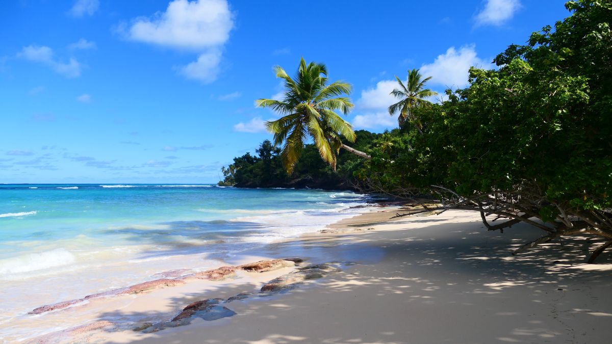 kleiner Strand unterwegs