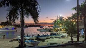 Abendstimmung am Puerto de Bayahibe