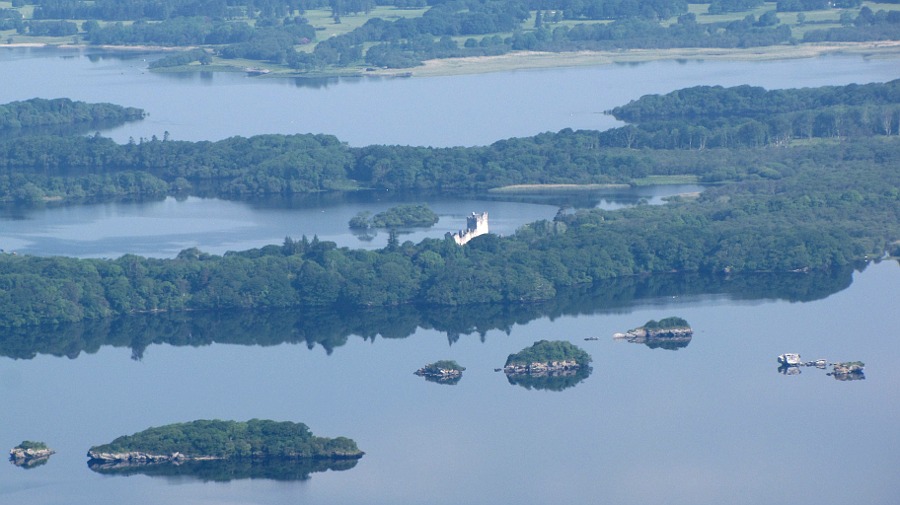 Ross Castle von oben