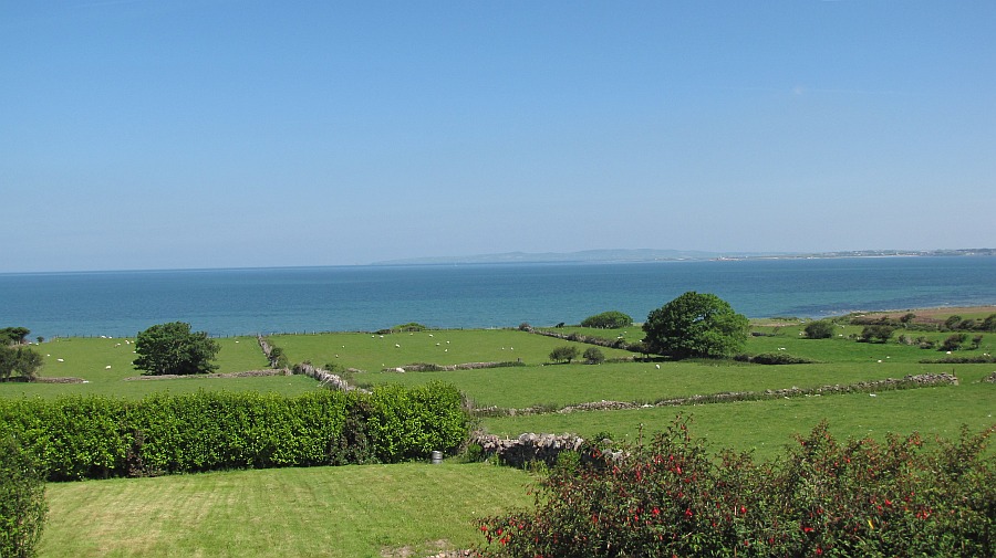 Grüne Landschaft auf Dingle