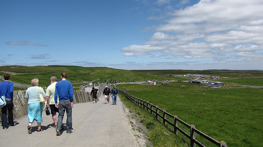 Touristenmeile Cliffs of Moher