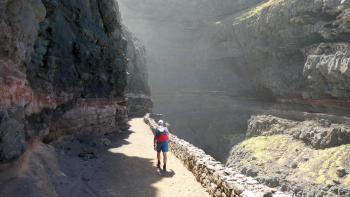Sonnenlicht in der Schlucht