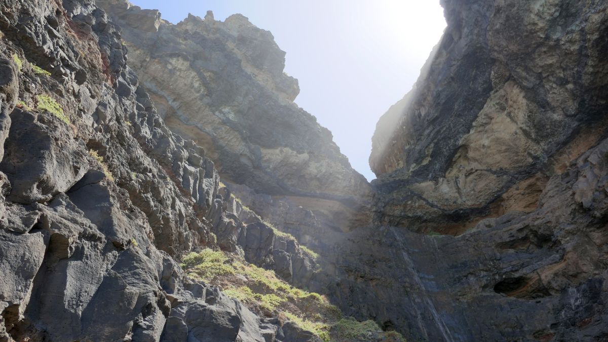 Sonnenlicht in der Schlucht