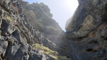 Sonnenlicht in der Schlucht