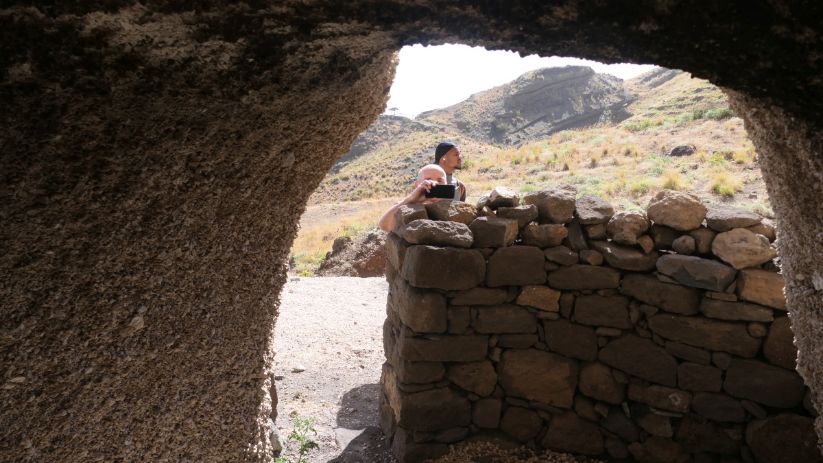 Blick aus der Einsiedlerhöhle