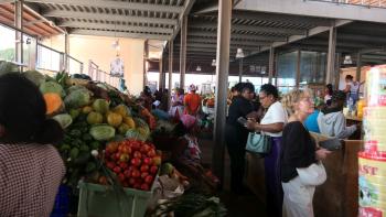 in der Markthalle