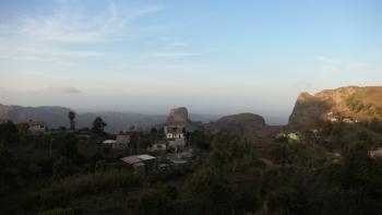 abendlicher Blick von der Hotelterrasse