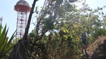 Radar auf dem Monte Tchota