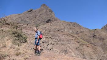 Pico de Antónia am Bergsattel Riba Achada