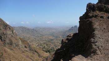 Blick hinunter ins Tal