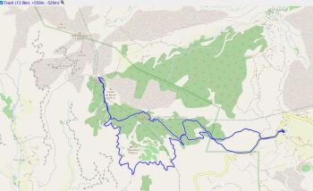 heutiger Wandertrack