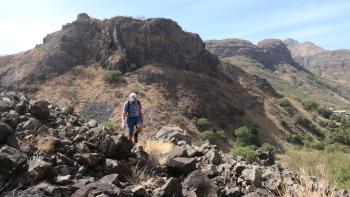 Aufstieg nach Ribeirão Manuel