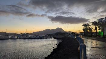 Abend an Hafen Mindelo