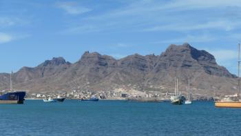 Blick hinüber zur Insel Santo Antão, hat so bissel was von Kapstadt
