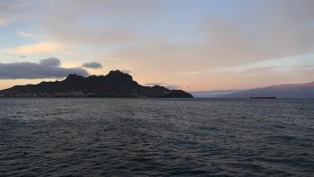 Blick zurück nach Sao Vicente